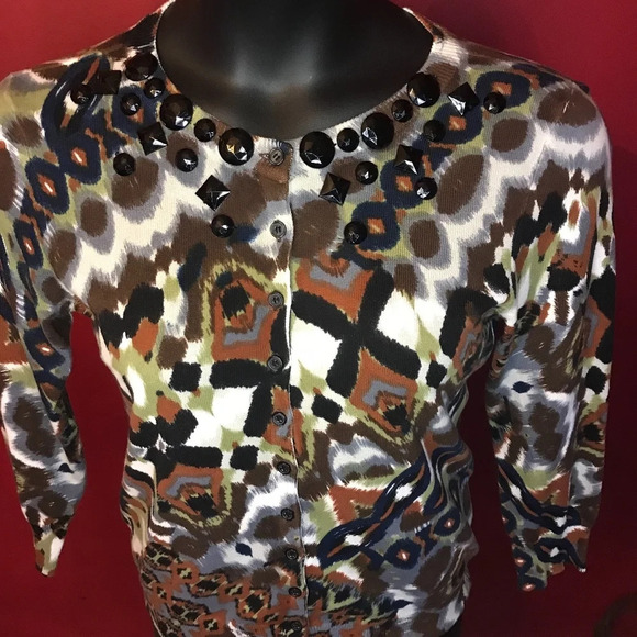 Kenar Embellished Cardigan Size S - Picture 3 of 8